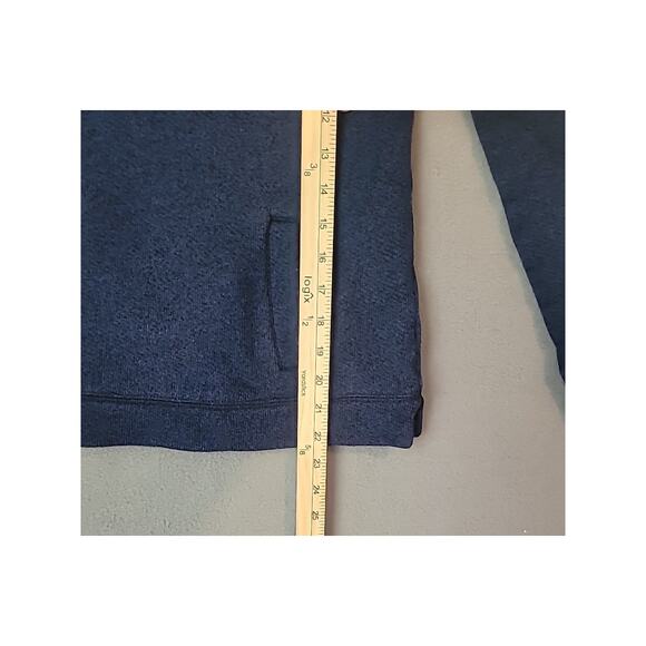 J. Crew Funnel Cowl Neck Wool Blend Sweater Sweatshirt Blue Women’s XS EUC - Picture 6 of 9